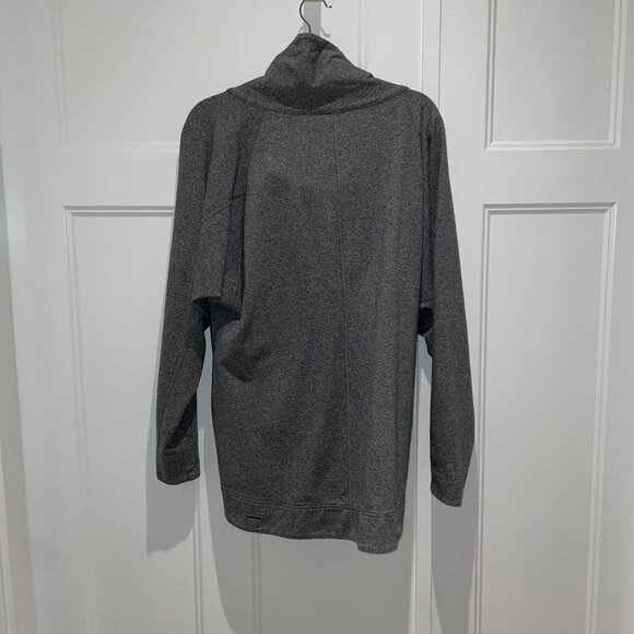 LULULEMON Cocoon Wrap Jacket - Heathered Grey - Size 6 (FITS LARGE) EUC - Picture 4 of 6